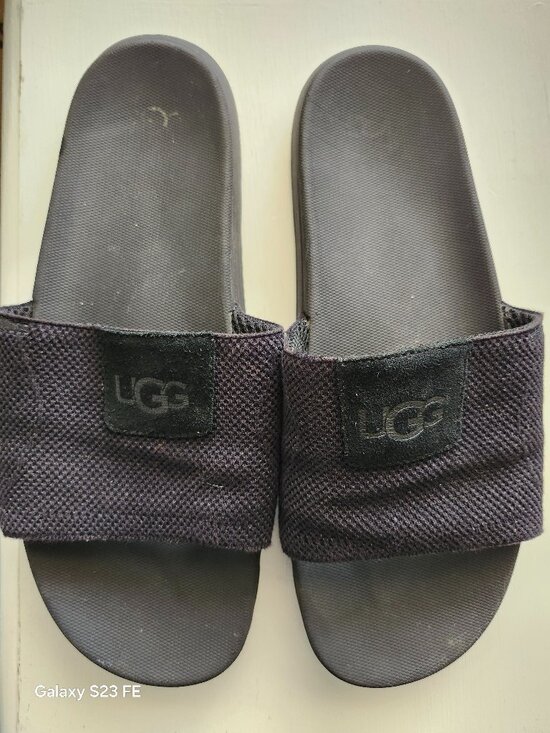 Ugg Slides, Black, Size 13 - Picture 1 of 3